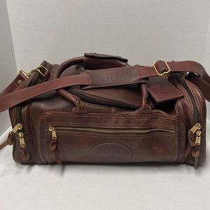 Orvis bullhide Leather Weekend Bag